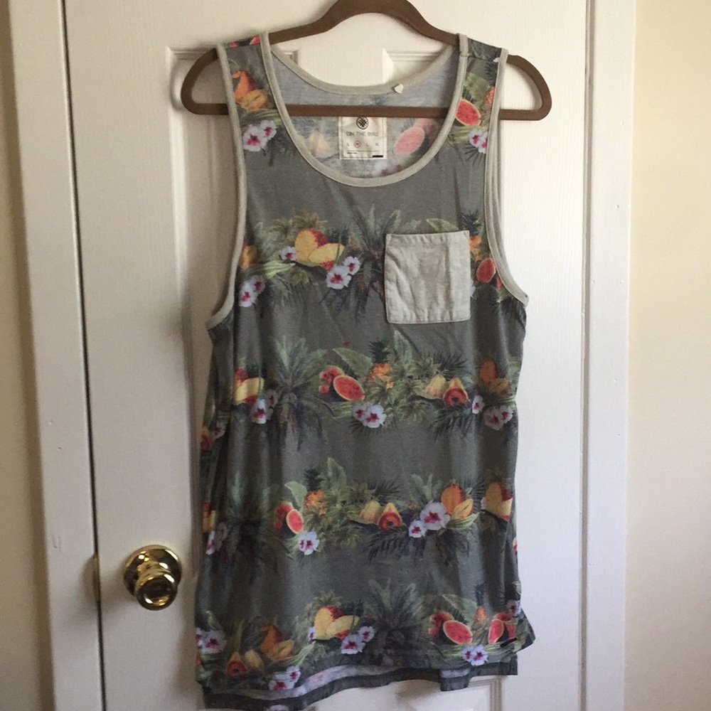 Men’s Floral Tank Top